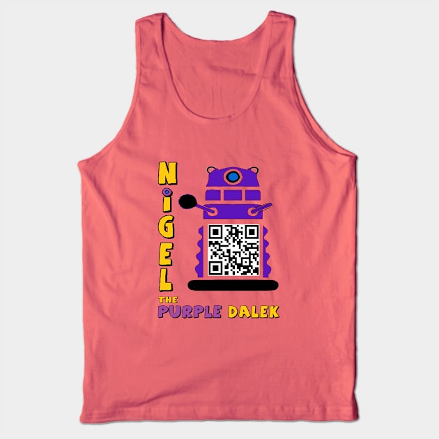 Nigel the Purple Dalek Tank Top by cheese_merchant